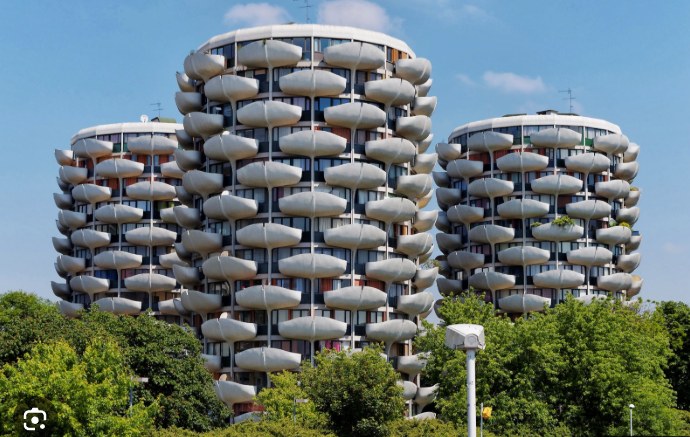 Les Tours Nuages, quartier du Mont-Mesly à Créteil (94)